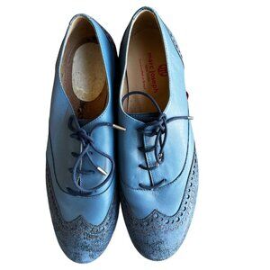 Marc Fisher NYC Golf The Original Golf Mocassin Blue Leather  Women's Size 9